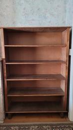 Oude eiken boekenkast, Huis en Inrichting, 25 tot 50 cm, 100 tot 150 cm, Met plank(en), 150 tot 200 cm