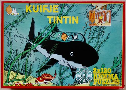 HERGE - TINTIN - 2 PUZZLES HEMMA COMPLETS ET NON COLLES, Hobby & Loisirs créatifs, Sport cérébral & Puzzles, Utilisé, Puzzle, Moins de 500 pièces
