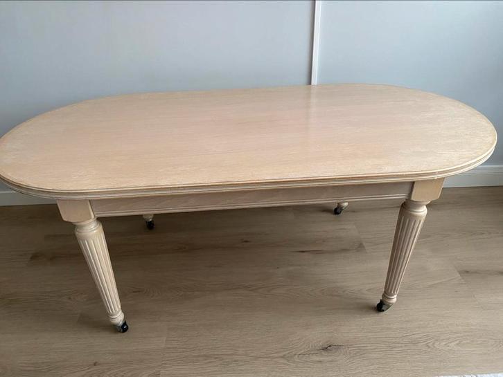 Salon tafel, Maison & Meubles, Tables | Tables de salon, Utilisé, 50 à 75 cm, 50 à 100 cm, 100 à 150 cm, Ovale, Autres essences de bois