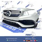 W117 C117 X117 CLA 45 FACELIFT AMG VOORBUMPER MAT ZILVERGRIJ, Gebruikt, Voor, Mercedes-Benz, Ophalen of Verzenden