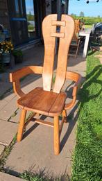 Vintage puydt eiken stoel, Ophalen, Hout