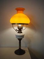 Mid-century oranje opaline tafellamp, 1960s, Ophalen, Zo goed als nieuw, Mid-Century