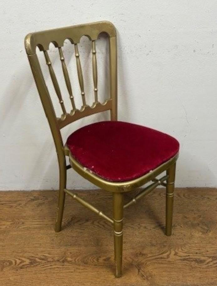 46 cafe bistro napoleon stapelbaar horeca stoelen hout goud, Huis en Inrichting, Stoelen, Zo goed als nieuw, Vijf, Zes of meer stoelen