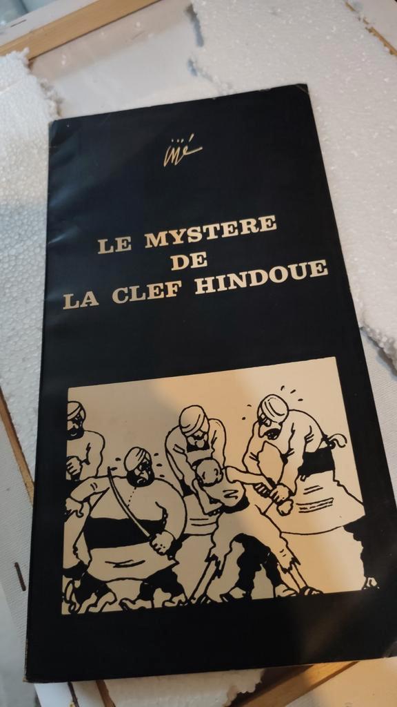 Le mystère de la clé hindoue. Tintin. Réimpression de 1973, Livres, BD, Utilisé, Enlèvement ou Envoi