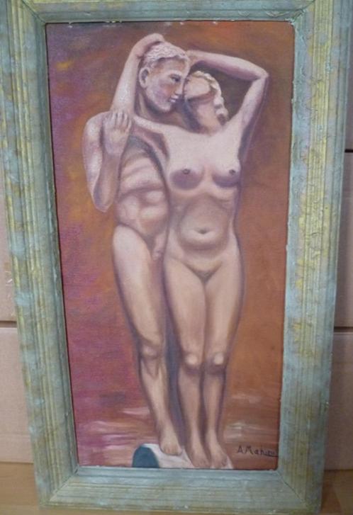 Naaktschilderij, Antiek en Kunst, Kunst | Schilderijen | Klassiek, Ophalen