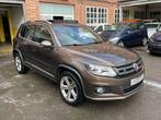 Volkswagen Tiguan 1.4 TSI Sport R-Line 4Motion 160pk, Auto's, Volkswagen, Euro 5, USB, Zwart, 4 cilinders