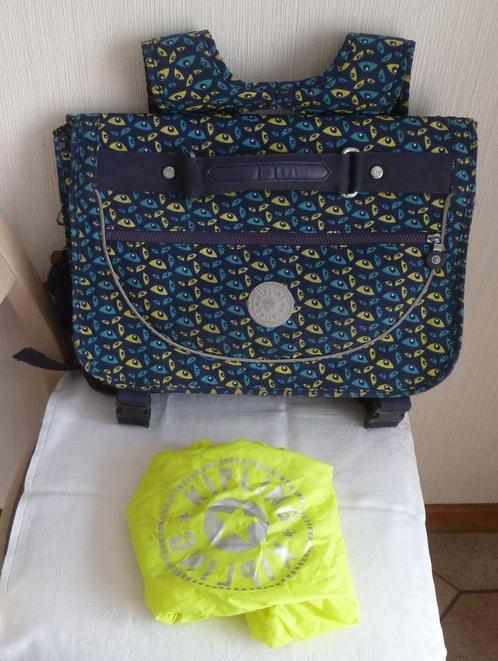 Kipling koffer met 3 vakken (6/11 jaar) + aap, Handtassen en Accessoires, Tassen | Schooltassen, Gebruikt, Aktetas of Boekentas
