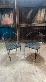 Tuin stoelen staal, Tuin en Terras, Ophalen, Gebruikt, Metaal