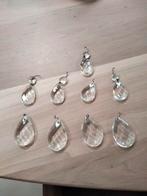 Onderdelen voor kristallen luster.9 stuks., Ophalen of Verzenden, Zo goed als nieuw