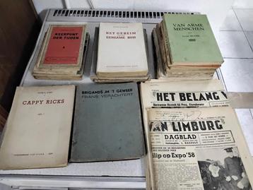 Oude boeken, dagbladen 1958 