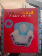 Opblaasbare Retro Auto Zetel – Giant Chair, Ophalen of Verzenden, Nieuw