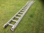 2 delige alluminium schuifladder, Doe-het-zelf en Bouw, Ladders en Trappen, Ladder, Ophalen of Verzenden