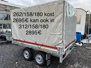 Huif met bache in alle maten , alles kan op maat  beschikbaar voor biedingen