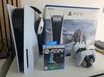 PlayStation 5 met 2 x  + FIFA 24, Games en Spelcomputers, Spelcomputers | Sony PlayStation 5, Ophalen of Verzenden, Zo goed als nieuw