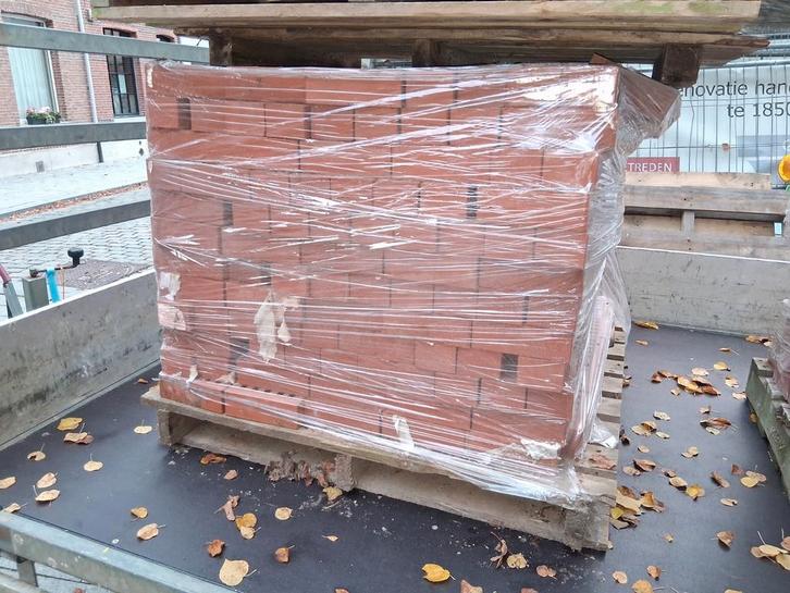 1 pallet gevelstenen/facadestenen nieuw +- 500stuks, Doe-het-zelf en Bouw, Metselstenen, Nieuw, Ophalen