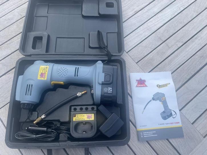 Luchtdrukpomp 12v topcraft, Doe-het-zelf en Bouw, Gereedschap | Zaagmachines, Zo goed als nieuw, Overige typen, Minder dan 600 watt