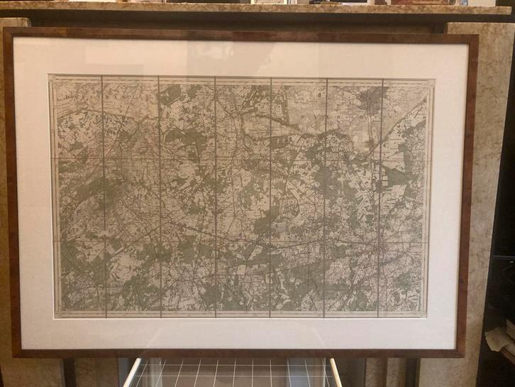 Topografische kaart Turnhout en omgeving, Boeken, Atlassen en Landkaarten, Zo goed als nieuw, Ophalen