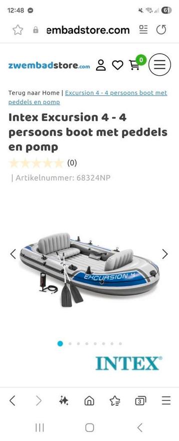 Intex rubber boot, Enlèvement, Comme neuf