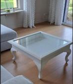 Mooie houten salon tafel, Huis en Inrichting, 50 tot 100 cm, Landelijke stijl, Gebruikt, Glas