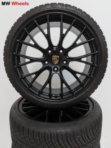 Porsche 20 inch 911 991.2 RS Spyder velgen met winterbanden beschikbaar voor biedingen