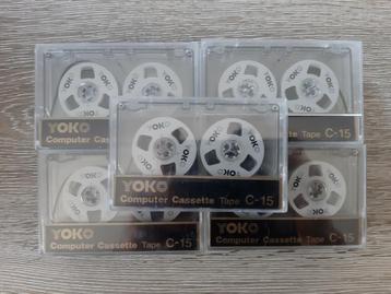 9x YOKO reel to reel computer cassette C-15