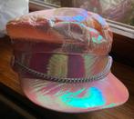Roze/zilverkleurige carnavals pet 1 maat., Ophalen of Verzenden, Gedragen, Accessoires