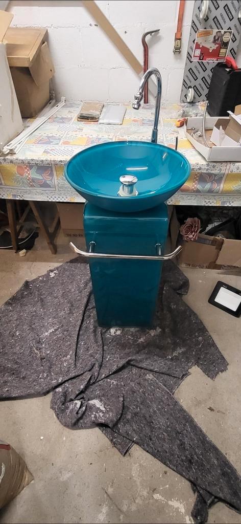 Lavabo salle de bain ou  WC  en verres, Bricolage & Construction, Sanitaire, Neuf