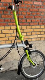Brompton H citroen grijze dynamolamp met 6 versnellingen, Fietsen en Brommers, Ophalen, Brompton, 14 tot 16 inch, Versnellingen