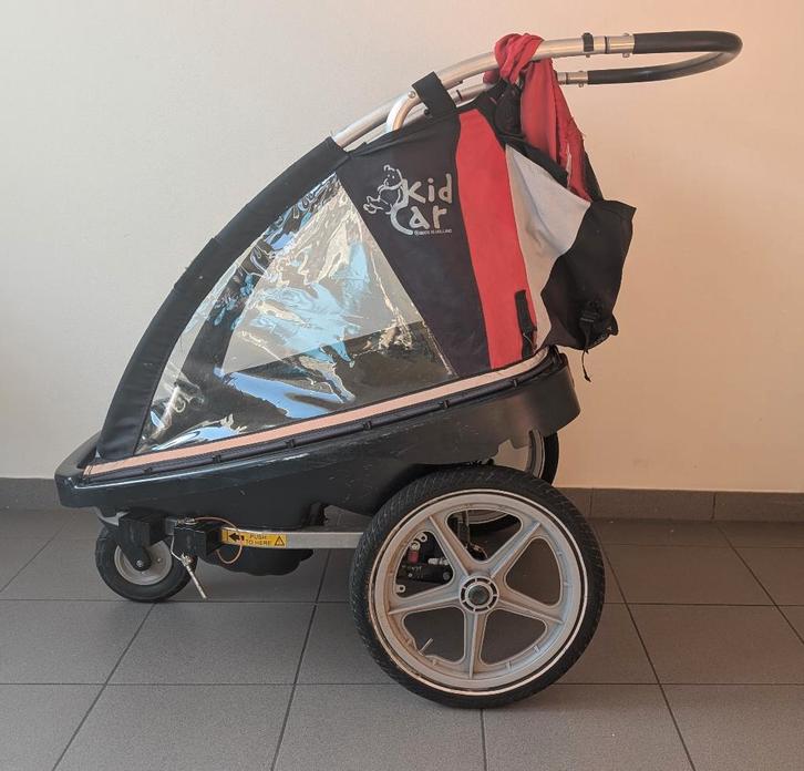 Fietskar 2-personen, Vélos & Vélomoteurs, Accessoires vélo | Remorques, Utilisé, Remorque pour enfant, Enlèvement