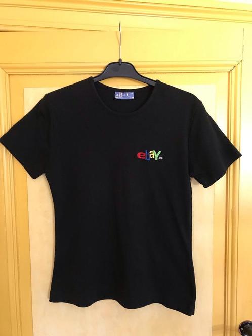 T-shirt collector "E b a y", logo brodé, Collections, Vêtements & Patrons, Neuf, Autres types, Enlèvement ou Envoi