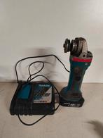 Makita BGA 452 18V Li-ion haakse slijper + batterij(lader), Enlèvement ou Envoi, Utilisé