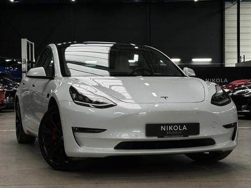 PERFORMANCE  - WHITE INTERIOR - 20" WHEELS 518348, Autos, Tesla, Entreprise, Achat, Model 3, 4x4, Alarme, Bluetooth, Verrouillage centralisé sans clé