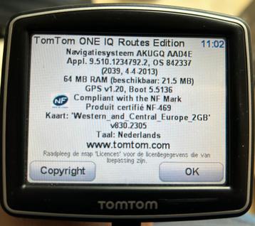 TomTom one iq routes edition 