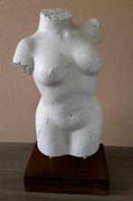 Lot / partij buste man / vrouw op houten staander ( NIEUW ), Ophalen of Verzenden