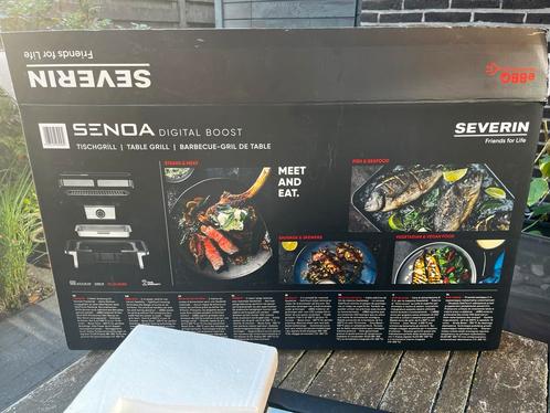 Severin PG 8114 DigitalBOOST, Elektronische apparatuur, Contactgrills, Zo goed als nieuw, Uitneembare platen, Ophalen