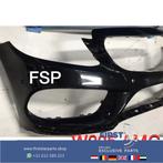 W205 AMG Voorbumper zwart Mercedes C Klasse 2014-2019 origin, Gebruikt, Voor, Mercedes-Benz, Ophalen of Verzenden