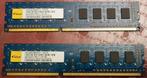 ram ddr3 2X2gb 1600mhz, Computers en Software, RAM geheugen, DDR3, Ophalen of Verzenden, Zo goed als nieuw, Desktop