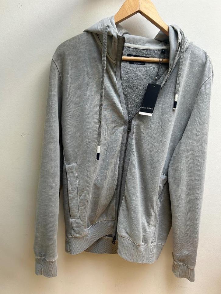 Marc O Polo sweatjack met geweven capuchon, Kleding | Heren, Truien en Vesten, Nieuw, Maat 48/50 (M), Ophalen of Verzenden