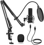 TONOR Microphone à Condensateur USB Enregistrement + bras de, Musique & Instruments, Microphones, Micro studio, Enlèvement, Neuf