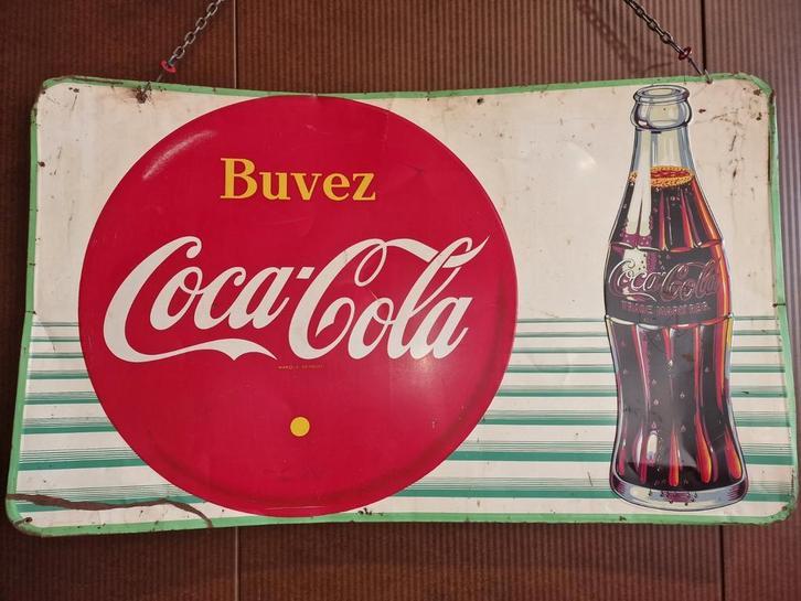 Coca-Cola bord jaren 50, Verzamelen, Merken en Reclamevoorwerpen, Gebruikt, Ophalen