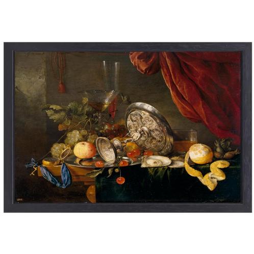 Stilleven met fruit en glazen - Jan Davidsz. de Heem canvas, Huis en Inrichting, Woonaccessoires | Schilderijen, Tekeningen en Foto's