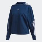 Adidas fm1934 dame dames sweater XS blauw met witte strepen, Blauw, Ophalen of Verzenden, Zo goed als nieuw, Maat 36 (S)