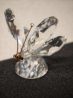 Vlinder op blad  klein + doos, Verzamelen, Swarovski, Ophalen, Zo goed als nieuw