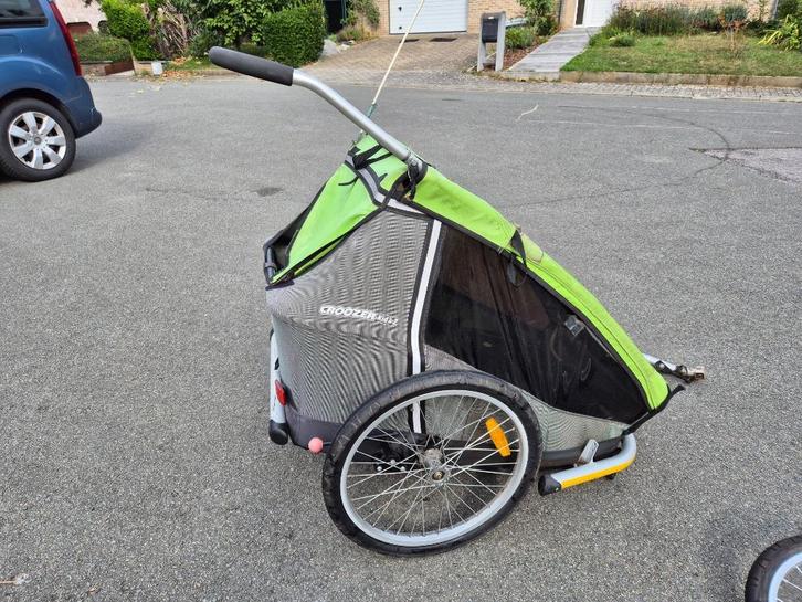 Fietskar croozer for 2, Fietsen en Brommers, Fietsaccessoires | Aanhangwagens en Karren, Gebruikt, Kinderkar, Opvouwbaar, Ophalen