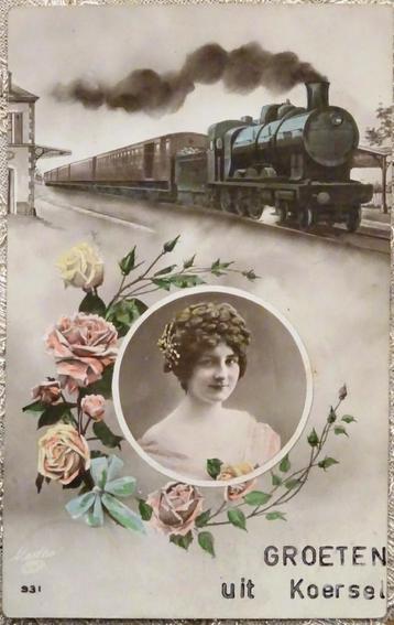 Carte postale "Salutations de Koersel" 1915