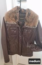 Lederen jas, Enlèvement ou Envoi, Comme neuf, Taille 38/40 (M), Brun