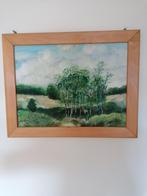SCHILDERIJ THEMA : GROENE WEIDE, Antiek en Kunst, Ophalen