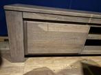 Eiken TV meubel, Ophalen, 100 tot 150 cm, Eikenhout, Zo goed als nieuw