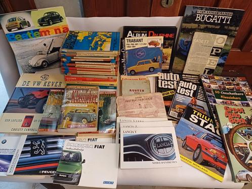 48 autoboeken in 1 lot, Livres, Autos | Livres, Utilisé, Peugeot, Enlèvement ou Envoi