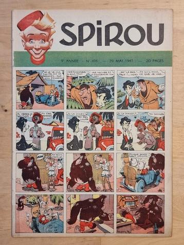 fascicule SPIROU du 29 mai 1947 beschikbaar voor biedingen